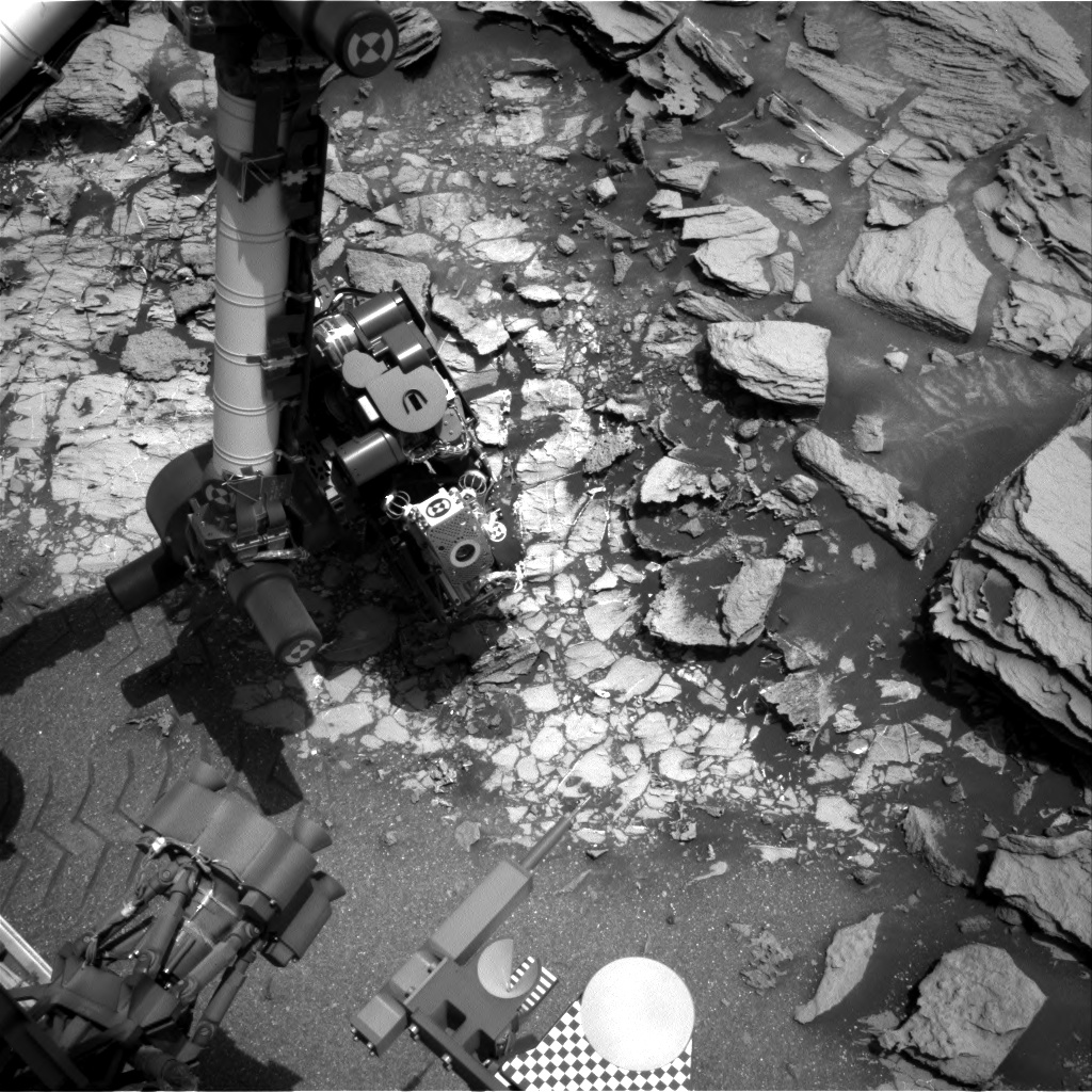 Nasa's Mars rover Curiosity acquired this image using its Right Navigation Camera on Sol 999, at drive 1570, site number 48