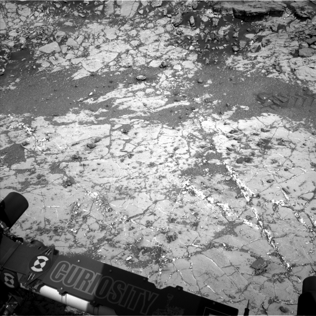Nasa's Mars rover Curiosity acquired this image using its Left Navigation Camera on Sol 1030, at drive 1588, site number 48