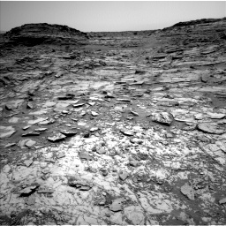 Nasa's Mars rover Curiosity acquired this image using its Left Navigation Camera on Sol 1030, at drive 1594, site number 48