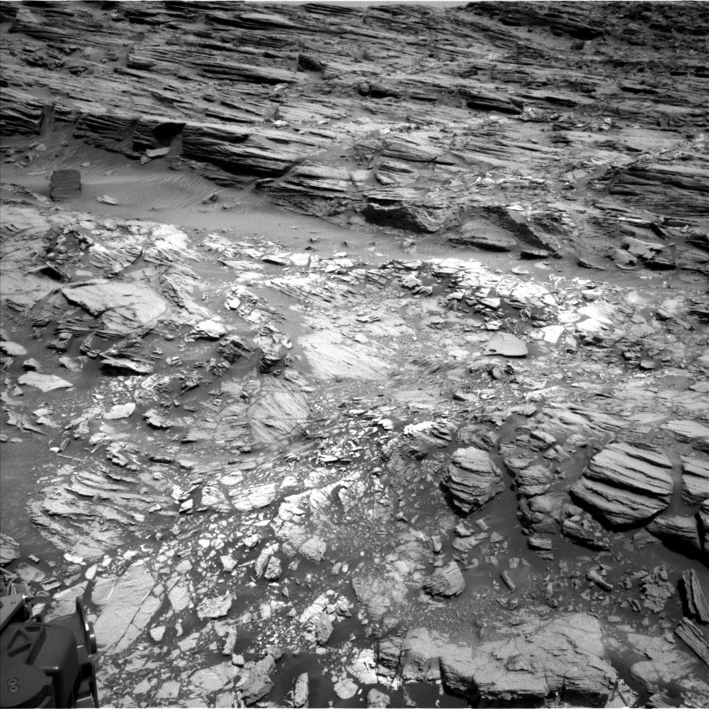 Nasa's Mars rover Curiosity acquired this image using its Left Navigation Camera on Sol 1030, at drive 1600, site number 48