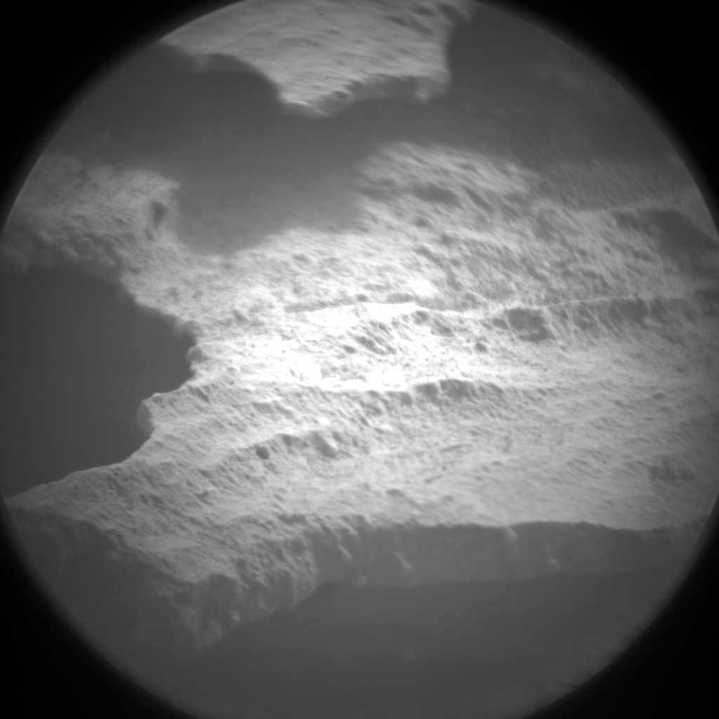 Nasa's Mars rover Curiosity acquired this image using its Chemistry & Camera (ChemCam) on Sol 1032, at drive 1600, site number 48