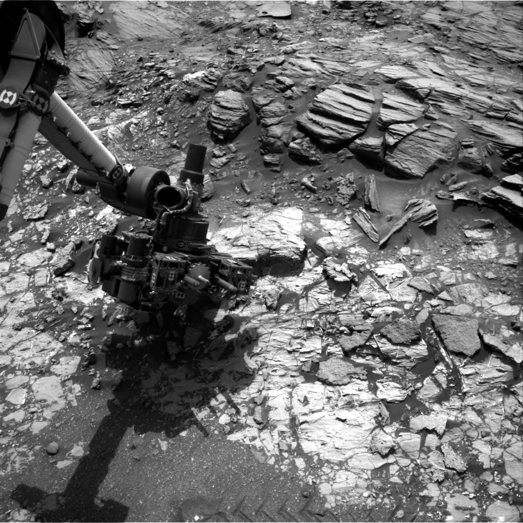 Nasa's Mars rover Curiosity acquired this image using its Right Navigation Camera on Sol 1032, at drive 1600, site number 48