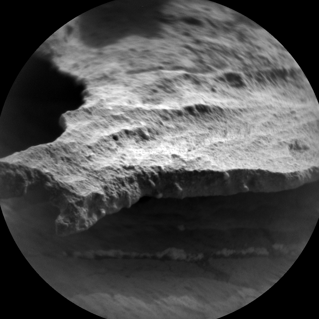 Nasa's Mars rover Curiosity acquired this image using its Chemistry & Camera (ChemCam) on Sol 1032, at drive 1600, site number 48