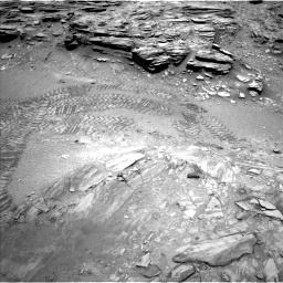 Nasa's Mars rover Curiosity acquired this image using its Left Navigation Camera on Sol 1035, at drive 1786, site number 48