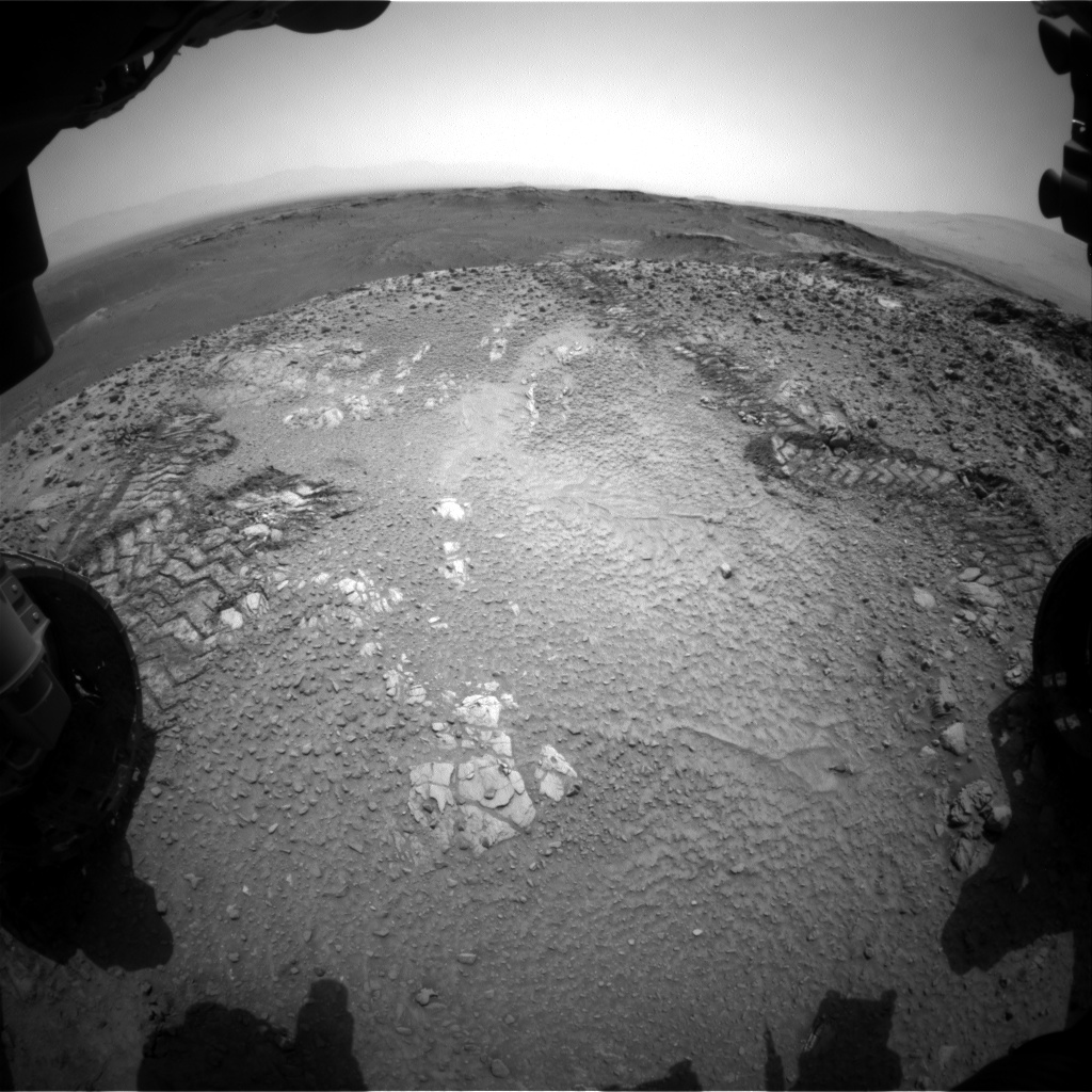 Nasa's Mars rover Curiosity acquired this image using its Front Hazard Avoidance Camera (Front Hazcam) on Sol 1037, at drive 1906, site number 48