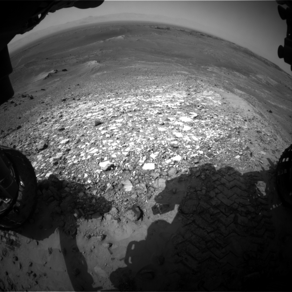 Nasa's Mars rover Curiosity acquired this image using its Front Hazard Avoidance Camera (Front Hazcam) on Sol 1037, at drive 1964, site number 48