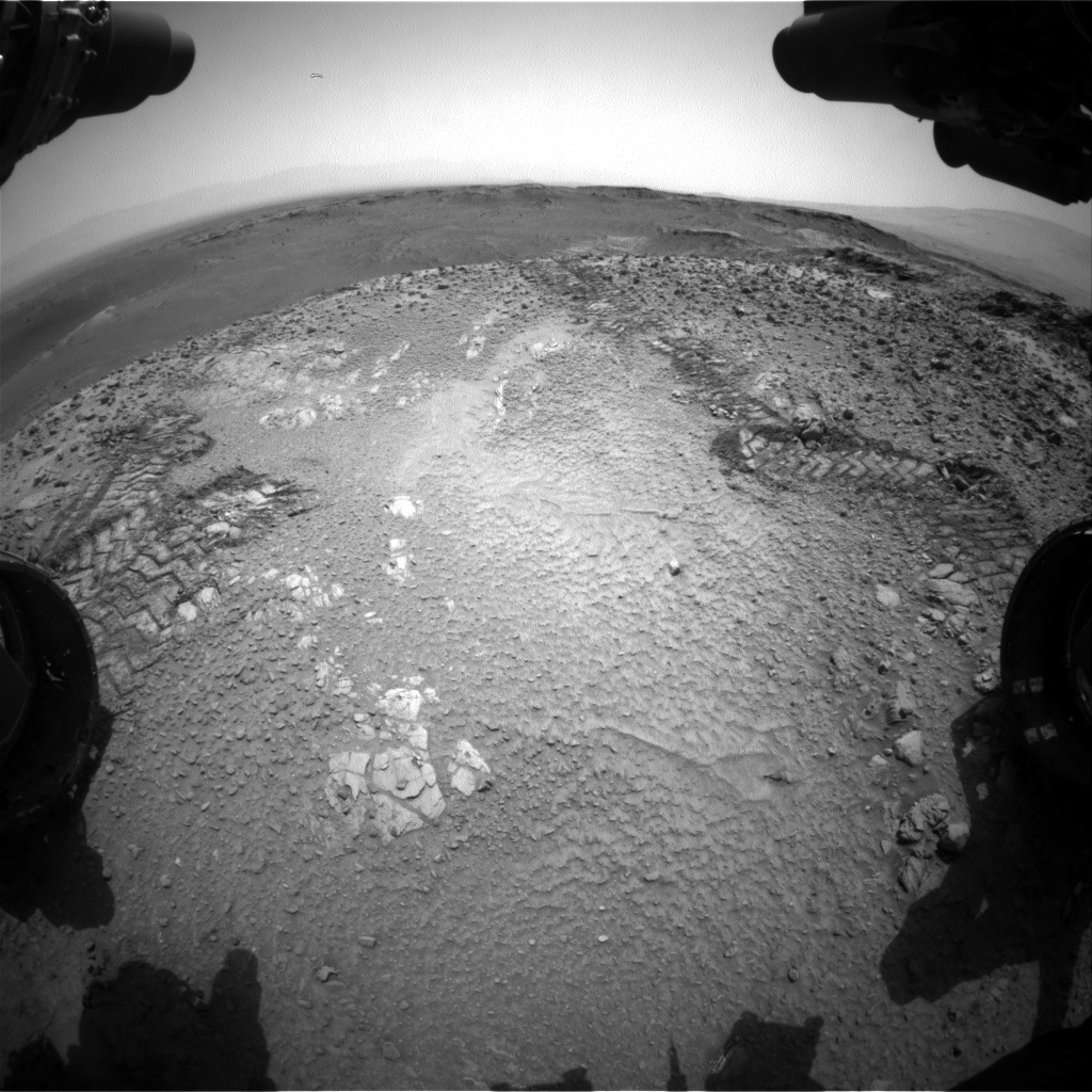 Nasa's Mars rover Curiosity acquired this image using its Front Hazard Avoidance Camera (Front Hazcam) on Sol 1037, at drive 1906, site number 48