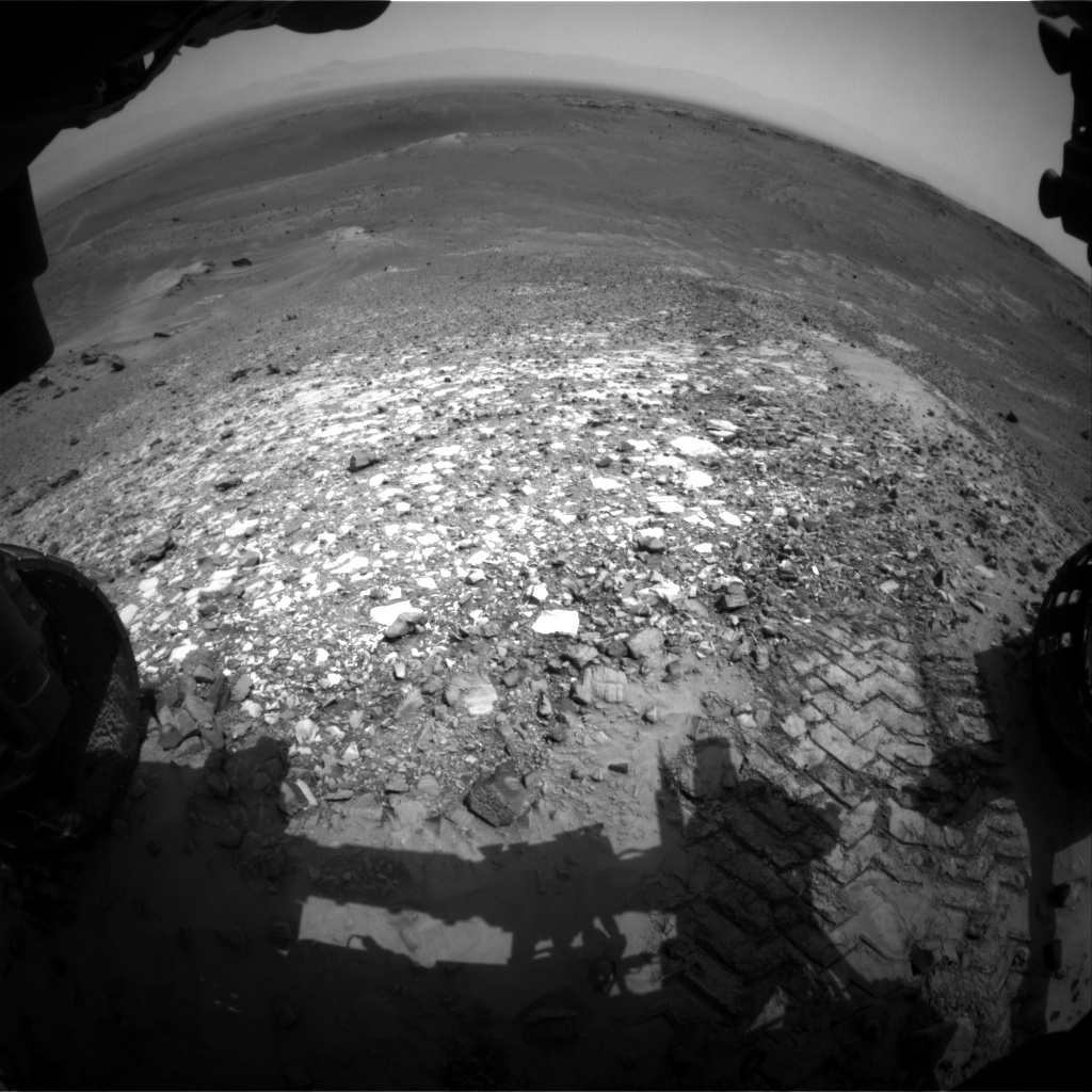 Nasa's Mars rover Curiosity acquired this image using its Front Hazard Avoidance Camera (Front Hazcam) on Sol 1039, at drive 1964, site number 48