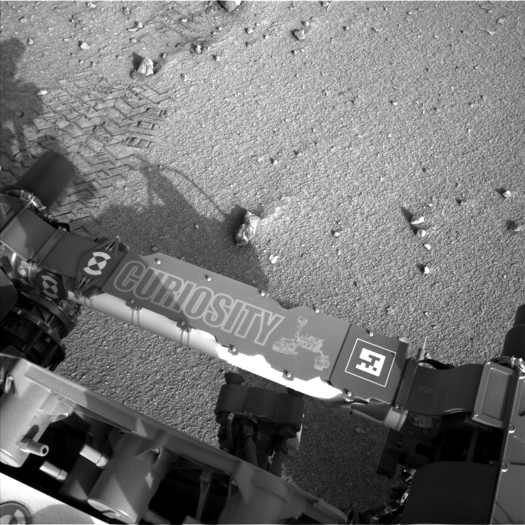Nasa's Mars rover Curiosity acquired this image using its Left Navigation Camera on Sol 1044, at drive 2200, site number 48