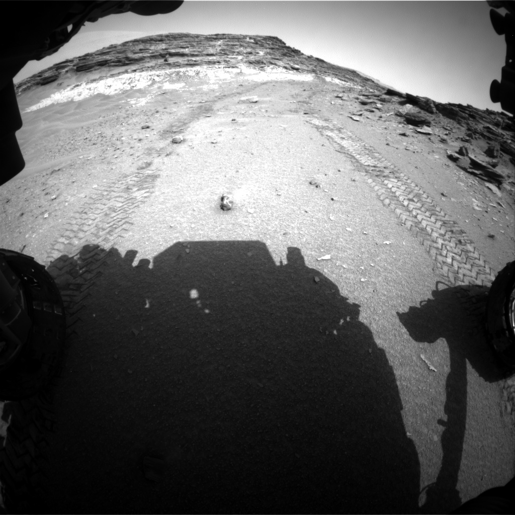Nasa's Mars rover Curiosity acquired this image using its Front Hazard Avoidance Camera (Front Hazcam) on Sol 1045, at drive 2200, site number 48