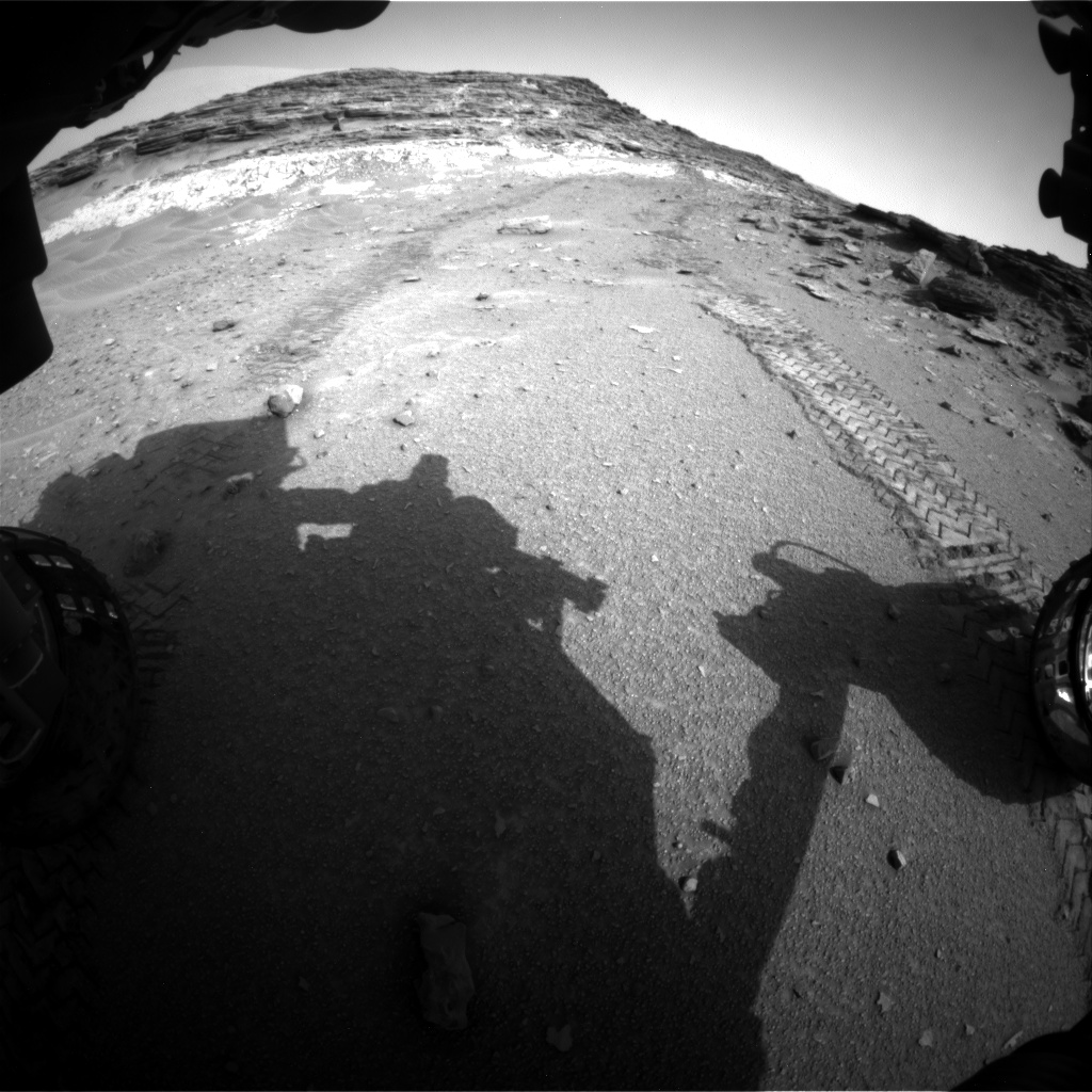 Nasa's Mars rover Curiosity acquired this image using its Front Hazard Avoidance Camera (Front Hazcam) on Sol 1046, at drive 2224, site number 48