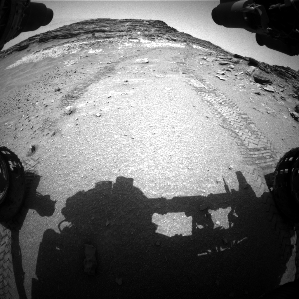 Nasa's Mars rover Curiosity acquired this image using its Front Hazard Avoidance Camera (Front Hazcam) on Sol 1047, at drive 2224, site number 48