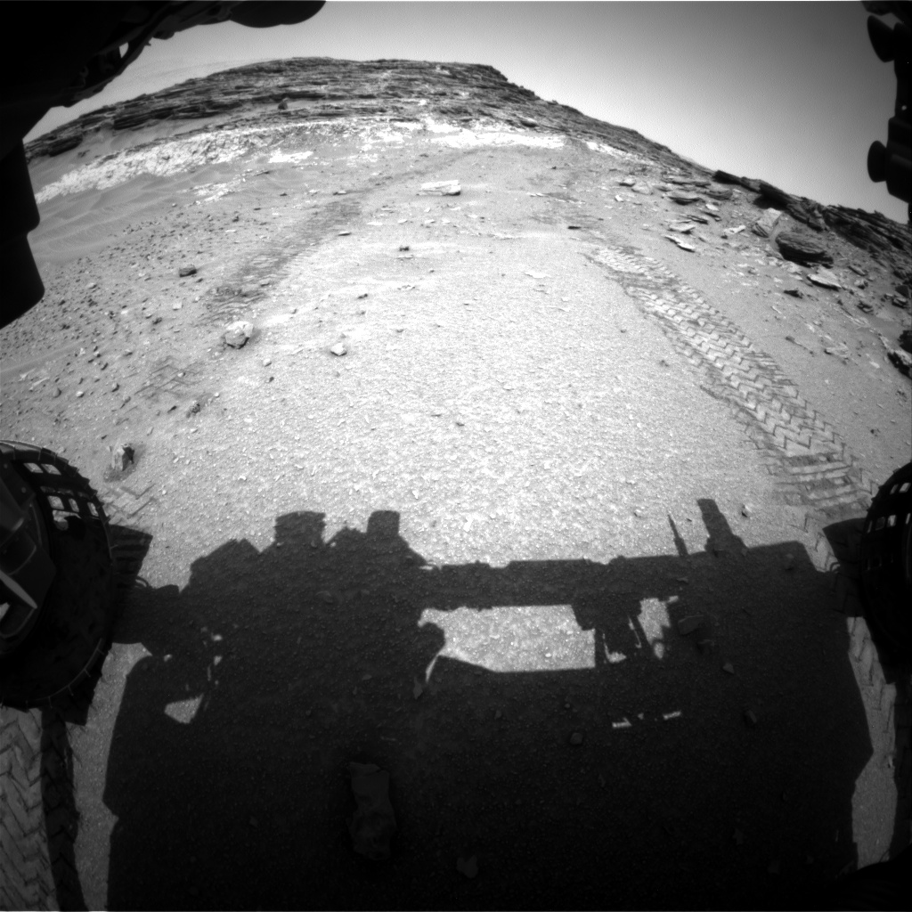 Nasa's Mars rover Curiosity acquired this image using its Front Hazard Avoidance Camera (Front Hazcam) on Sol 1049, at drive 2224, site number 48