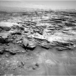 Nasa's Mars rover Curiosity acquired this image using its Left Navigation Camera on Sol 1053, at drive 2482, site number 48