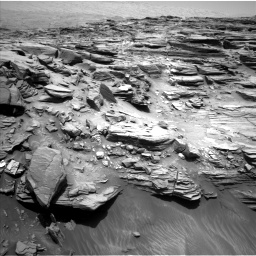 Nasa's Mars rover Curiosity acquired this image using its Left Navigation Camera on Sol 1053, at drive 2500, site number 48