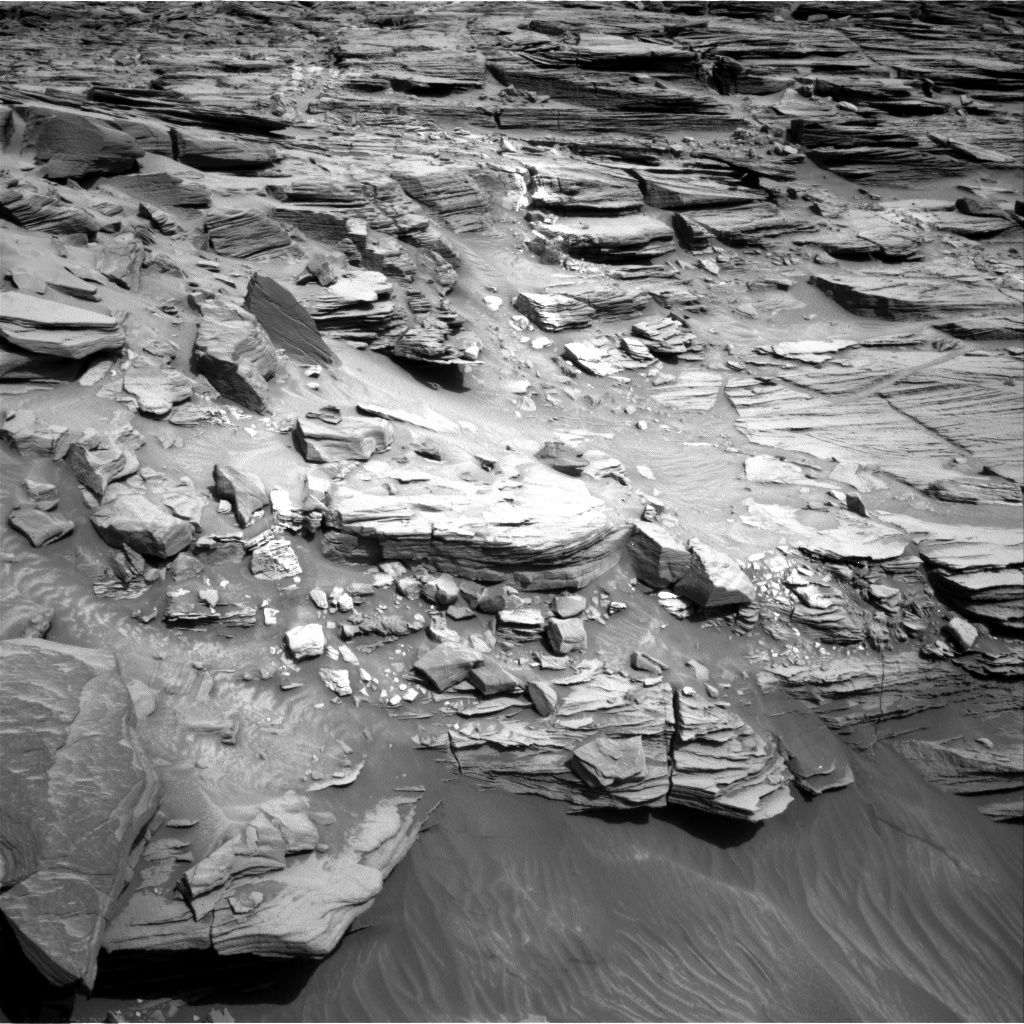 Nasa's Mars rover Curiosity acquired this image using its Right Navigation Camera on Sol 1053, at drive 2518, site number 48