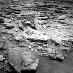 Nasa's Mars rover Curiosity acquired this image using its Left Navigation Camera on Sol 1056, at drive 2518, site number 48