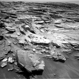 Nasa's Mars rover Curiosity acquired this image using its Left Navigation Camera on Sol 1056, at drive 2524, site number 48