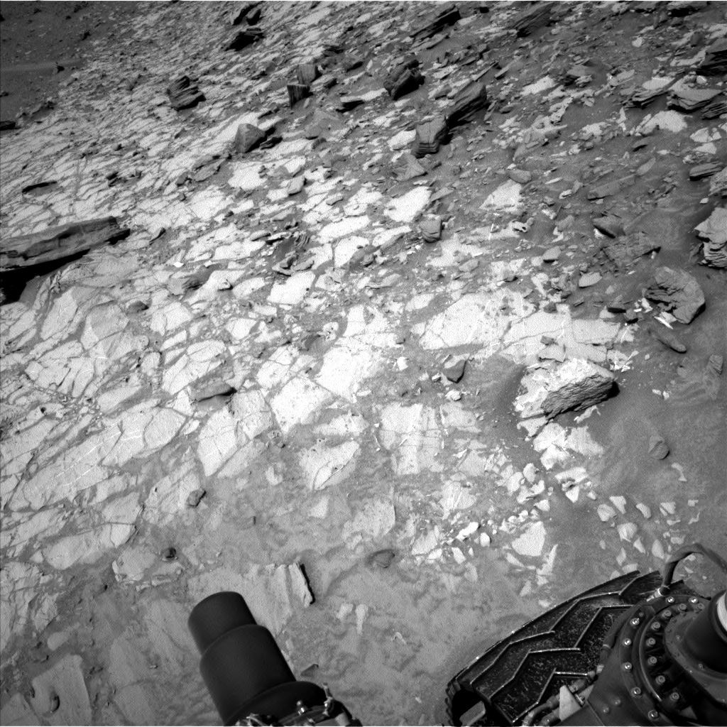 Nasa's Mars rover Curiosity acquired this image using its Left Navigation Camera on Sol 1056, at drive 2542, site number 48