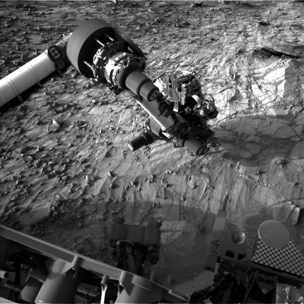 Nasa's Mars rover Curiosity acquired this image using its Left Navigation Camera on Sol 1057, at drive 2542, site number 48