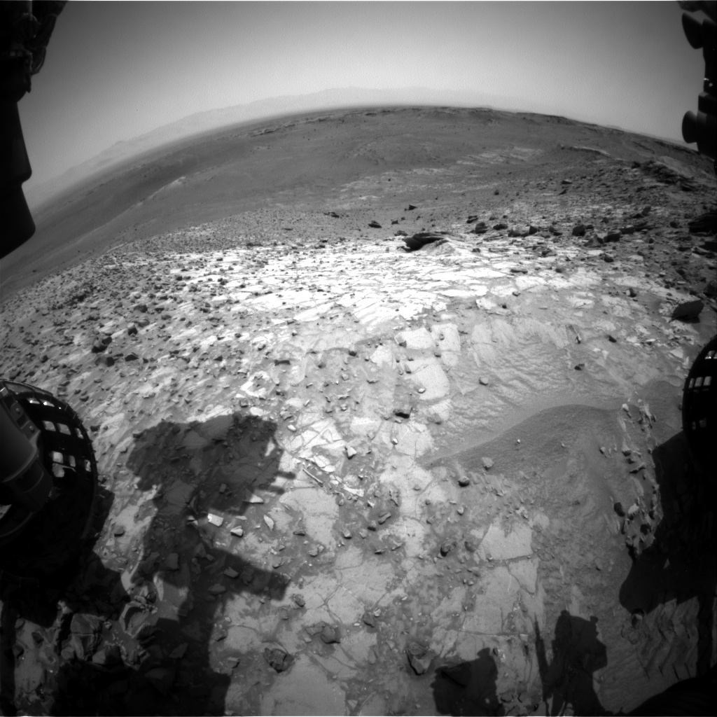 Nasa's Mars rover Curiosity acquired this image using its Front Hazard Avoidance Camera (Front Hazcam) on Sol 1064, at drive 2542, site number 48