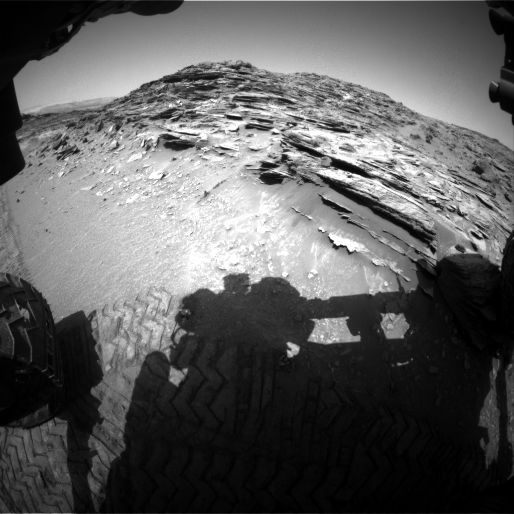 Nasa's Mars rover Curiosity acquired this image using its Front Hazard Avoidance Camera (Front Hazcam) on Sol 1067, at drive 2794, site number 48