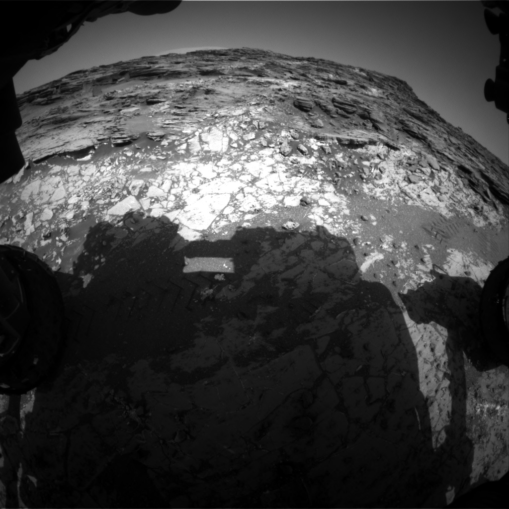 Nasa's Mars rover Curiosity acquired this image using its Front Hazard Avoidance Camera (Front Hazcam) on Sol 1067, at drive 0, site number 49