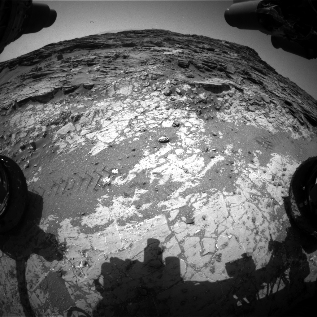 Nasa's Mars rover Curiosity acquired this image using its Front Hazard Avoidance Camera (Front Hazcam) on Sol 1071, at drive 0, site number 49