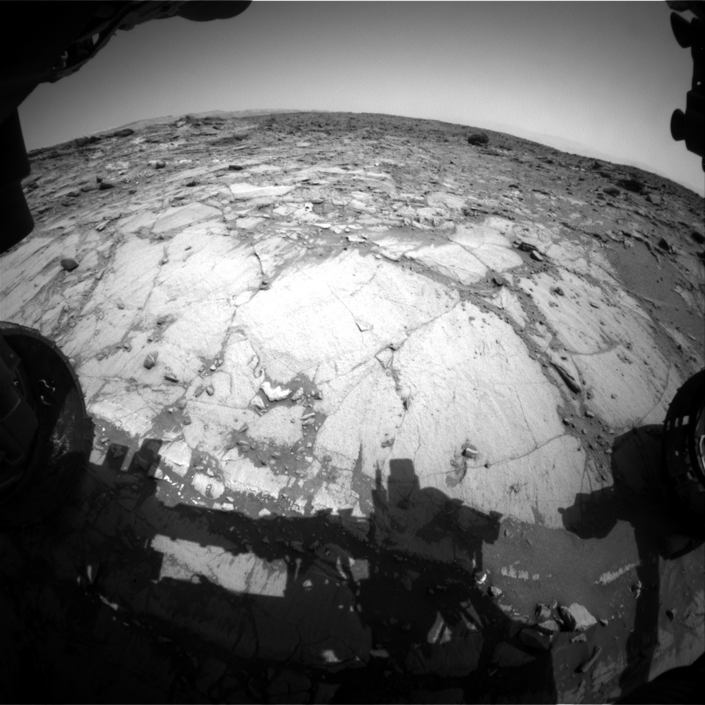 Nasa's Mars rover Curiosity acquired this image using its Front Hazard Avoidance Camera (Front Hazcam) on Sol 1072, at drive 294, site number 49