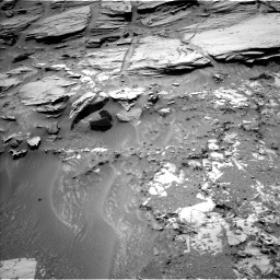 Nasa's Mars rover Curiosity acquired this image using its Left Navigation Camera on Sol 1072, at drive 48, site number 49