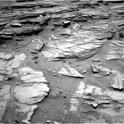 Nasa's Mars rover Curiosity acquired this image using its Left Navigation Camera on Sol 1072, at drive 102, site number 49