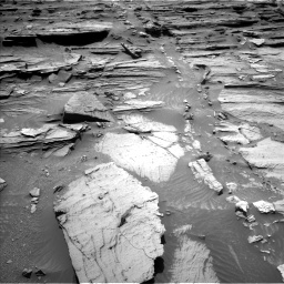 Nasa's Mars rover Curiosity acquired this image using its Left Navigation Camera on Sol 1072, at drive 150, site number 49