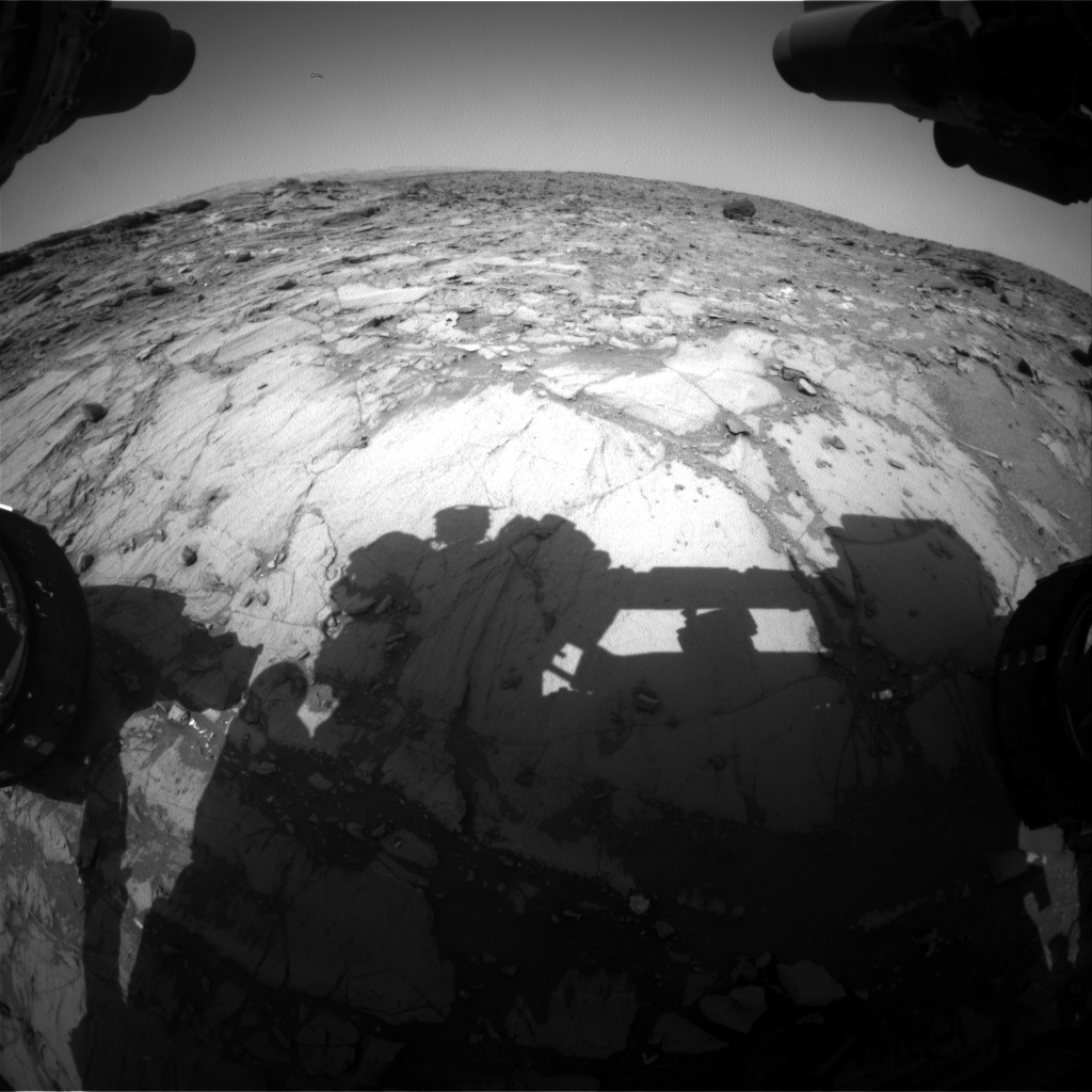 Nasa's Mars rover Curiosity acquired this image using its Front Hazard Avoidance Camera (Front Hazcam) on Sol 1073, at drive 294, site number 49