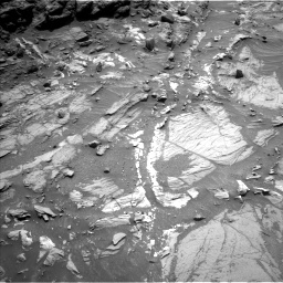 Nasa's Mars rover Curiosity acquired this image using its Left Navigation Camera on Sol 1073, at drive 300, site number 49