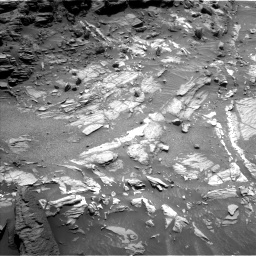 Nasa's Mars rover Curiosity acquired this image using its Left Navigation Camera on Sol 1073, at drive 306, site number 49
