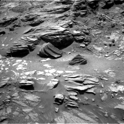 Nasa's Mars rover Curiosity acquired this image using its Left Navigation Camera on Sol 1073, at drive 318, site number 49