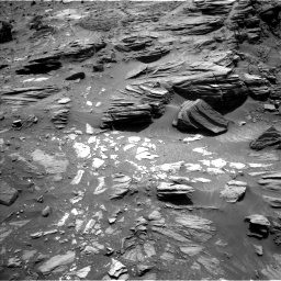 Nasa's Mars rover Curiosity acquired this image using its Left Navigation Camera on Sol 1073, at drive 324, site number 49