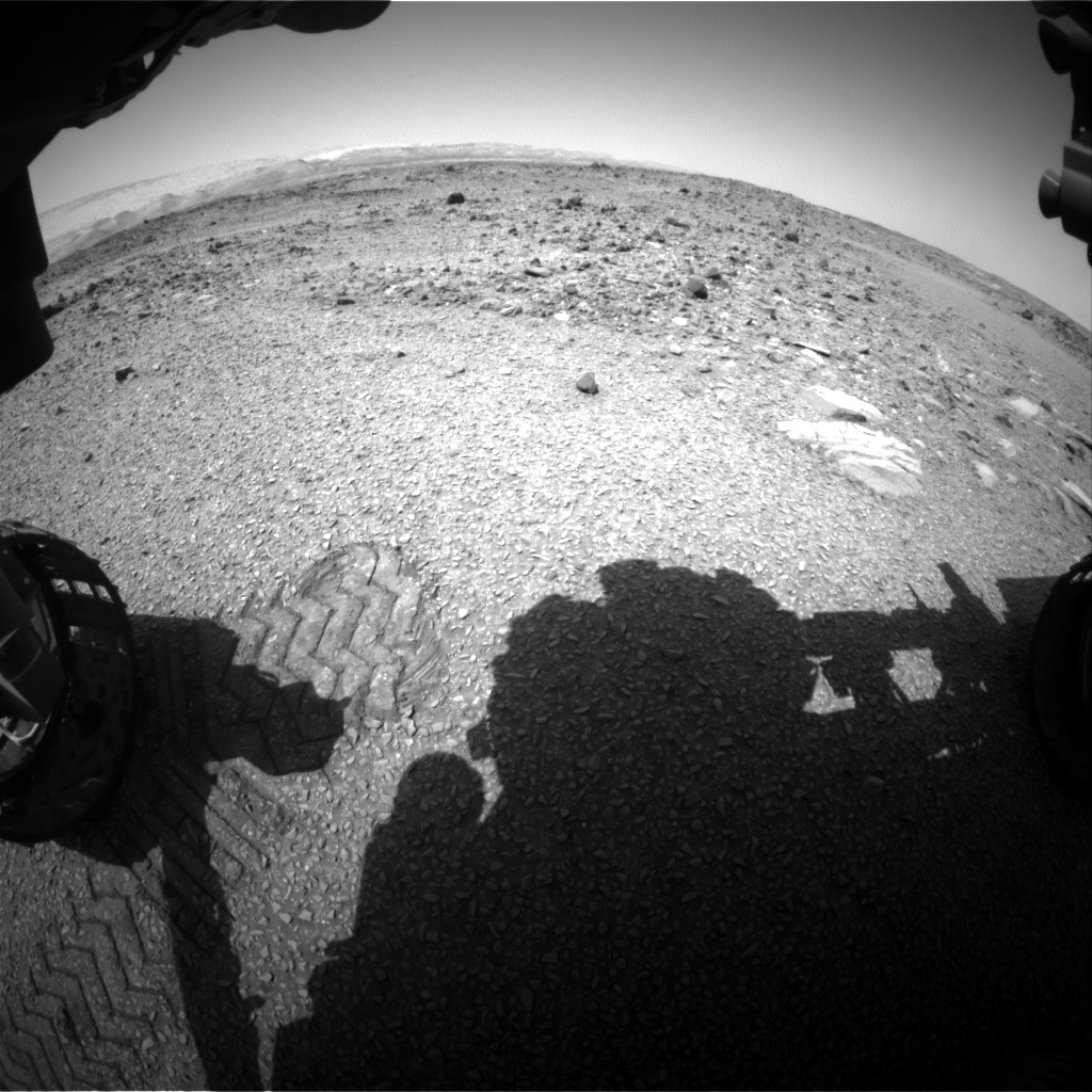 Nasa's Mars rover Curiosity acquired this image using its Front Hazard Avoidance Camera (Front Hazcam) on Sol 1078, at drive 814, site number 49