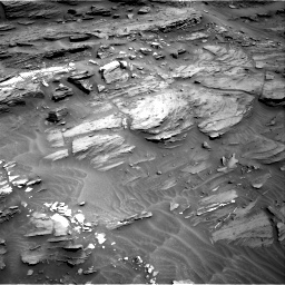 Nasa's Mars rover Curiosity acquired this image using its Right Navigation Camera on Sol 1087, at drive 1828, site number 49
