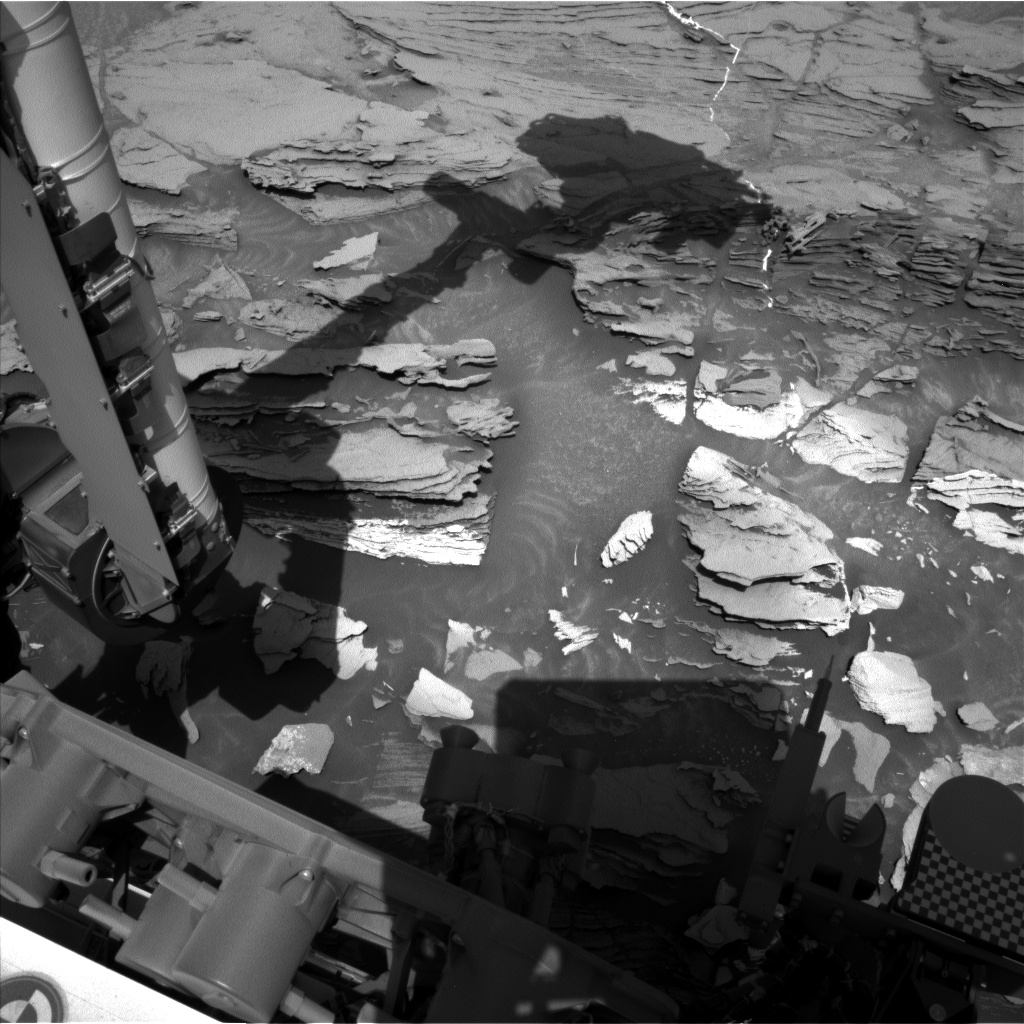 Nasa's Mars rover Curiosity acquired this image using its Left Navigation Camera on Sol 1089, at drive 1876, site number 49
