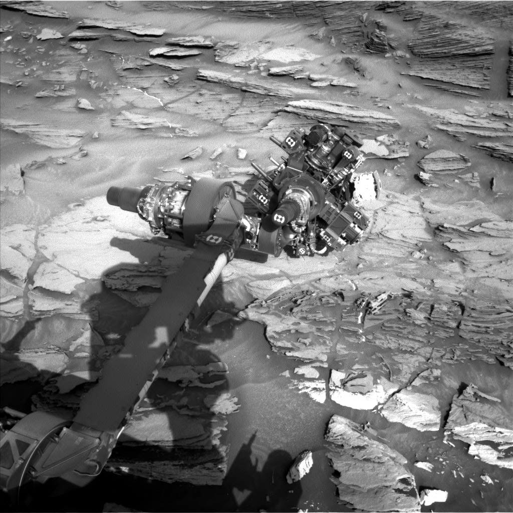 Nasa's Mars rover Curiosity acquired this image using its Left Navigation Camera on Sol 1089, at drive 1876, site number 49