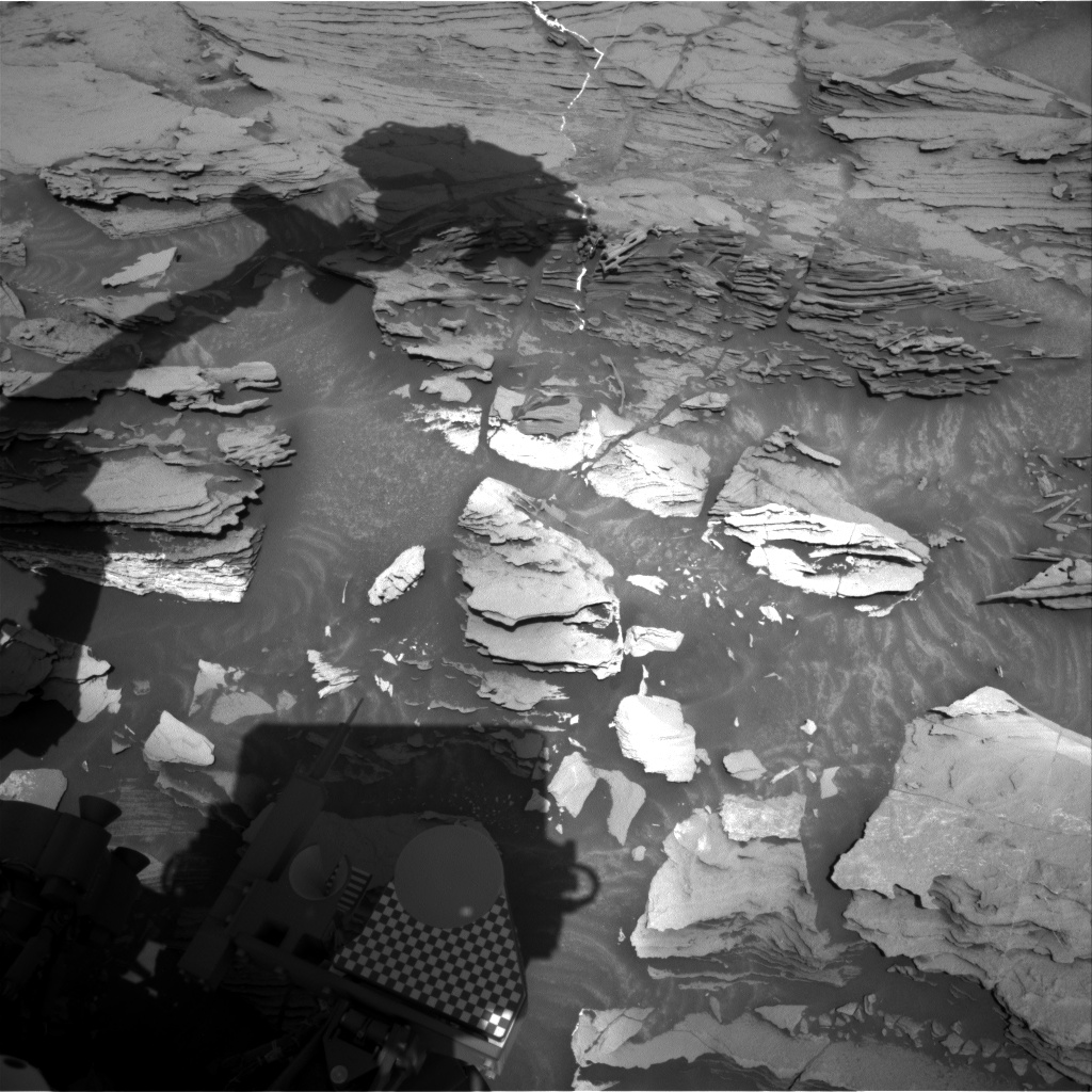 Nasa's Mars rover Curiosity acquired this image using its Right Navigation Camera on Sol 1089, at drive 1876, site number 49