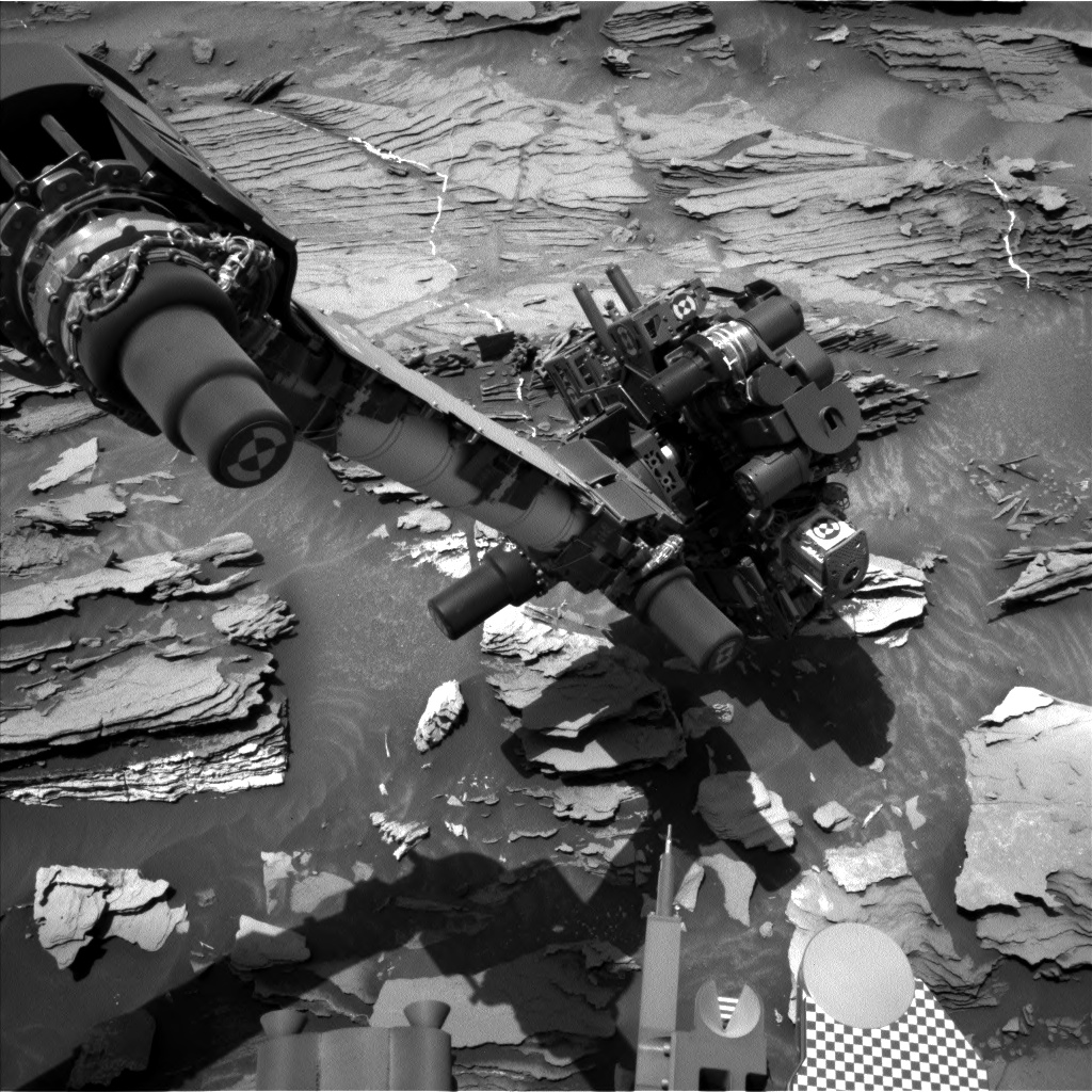 Nasa's Mars rover Curiosity acquired this image using its Left Navigation Camera on Sol 1091, at drive 1876, site number 49