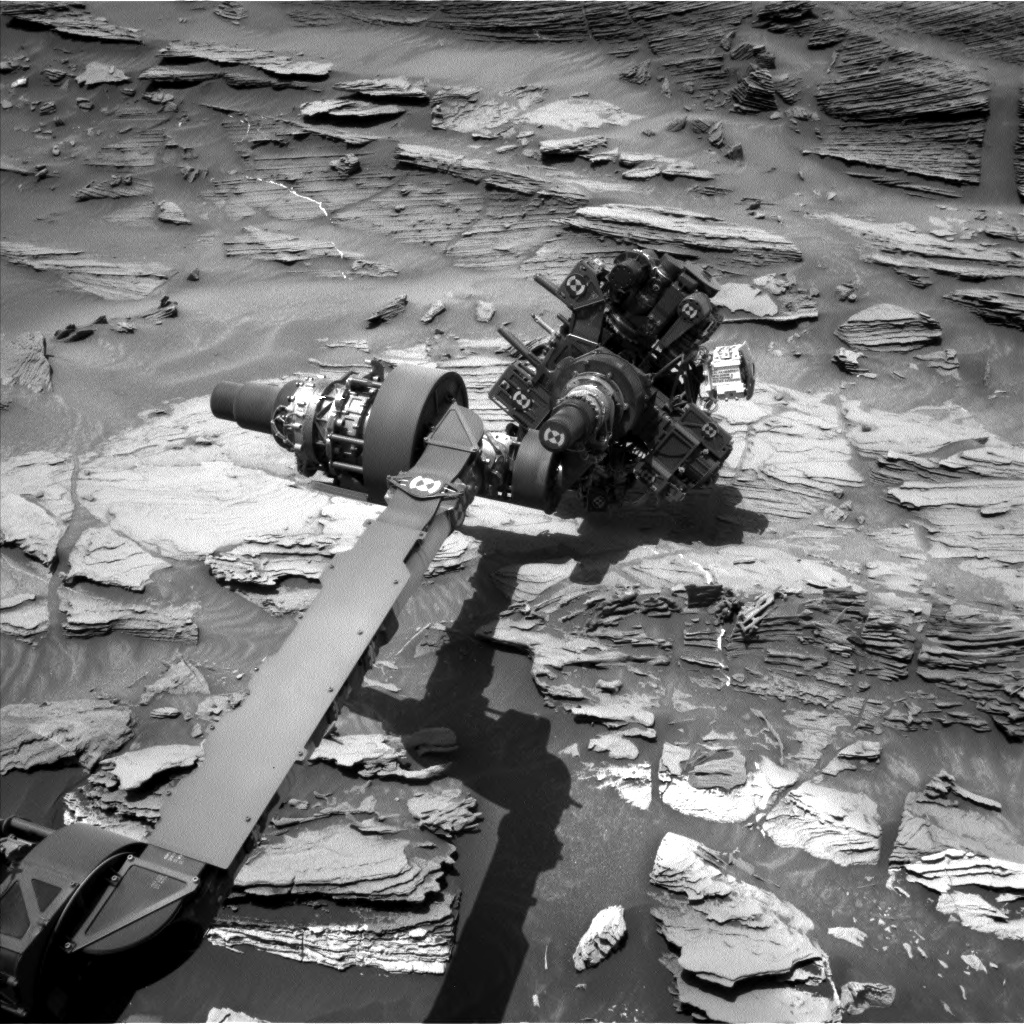 Nasa's Mars rover Curiosity acquired this image using its Left Navigation Camera on Sol 1091, at drive 1876, site number 49