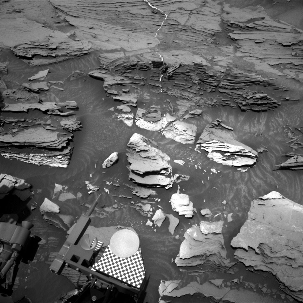 Nasa's Mars rover Curiosity acquired this image using its Right Navigation Camera on Sol 1091, at drive 1876, site number 49