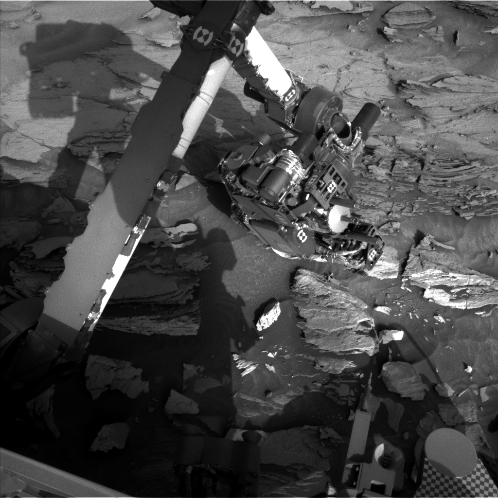 Nasa's Mars rover Curiosity acquired this image using its Left Navigation Camera on Sol 1092, at drive 1876, site number 49