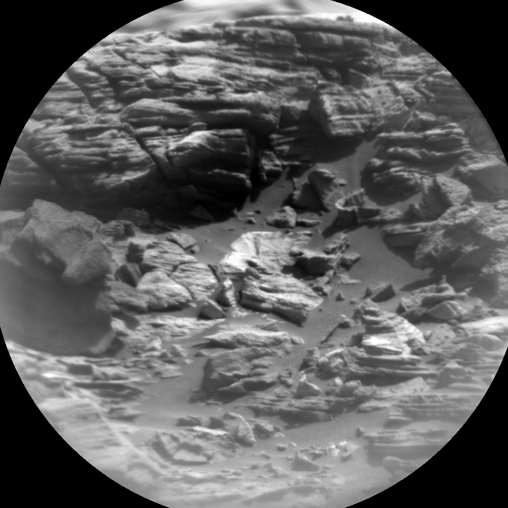 Nasa's Mars rover Curiosity acquired this image using its Chemistry & Camera (ChemCam) on Sol 1092, at drive 1876, site number 49