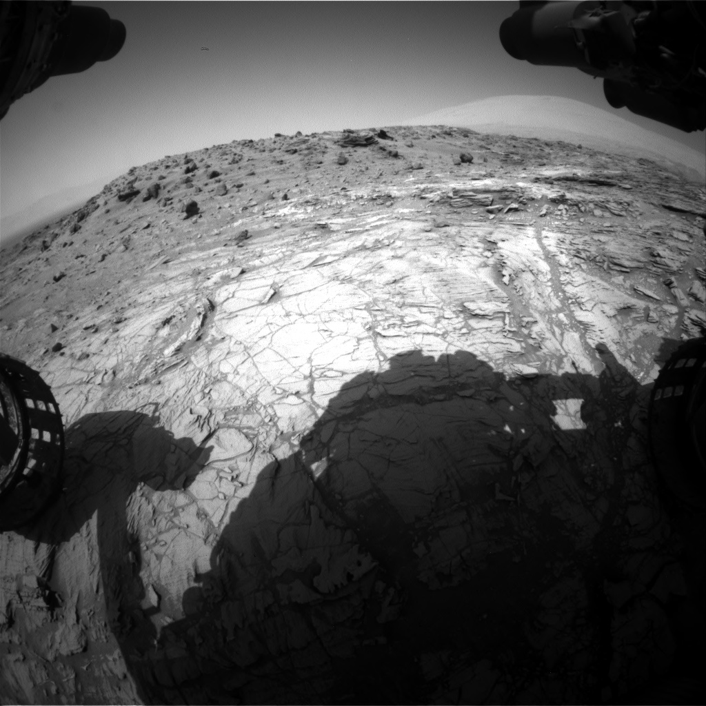 Nasa's Mars rover Curiosity acquired this image using its Front Hazard Avoidance Camera (Front Hazcam) on Sol 1093, at drive 2026, site number 49