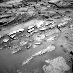 Nasa's Mars rover Curiosity acquired this image using its Left Navigation Camera on Sol 1093, at drive 1954, site number 49