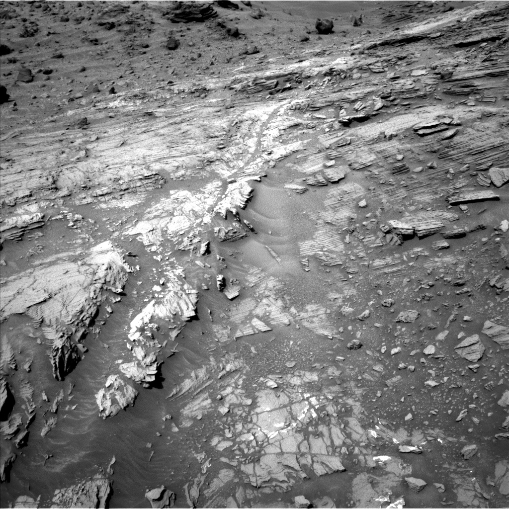 Nasa's Mars rover Curiosity acquired this image using its Left Navigation Camera on Sol 1093, at drive 1990, site number 49